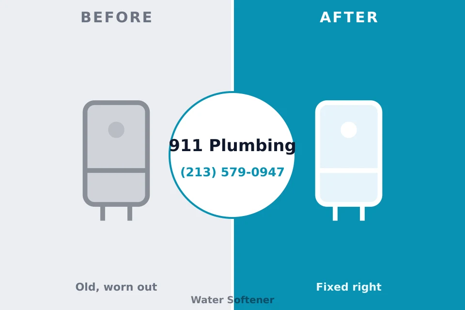 Before and after: plumbing repair Orofino, ID